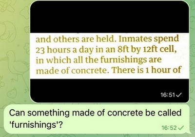 Concrete furnishings