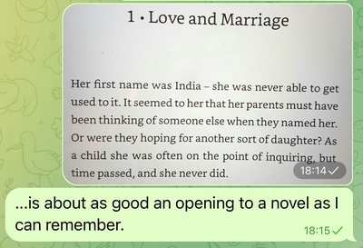 Her first name was India