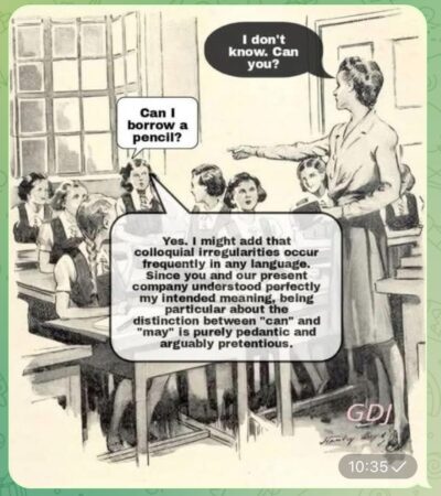 May I borrow a pencil