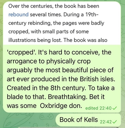 Book of Kells butchered by 'experts'