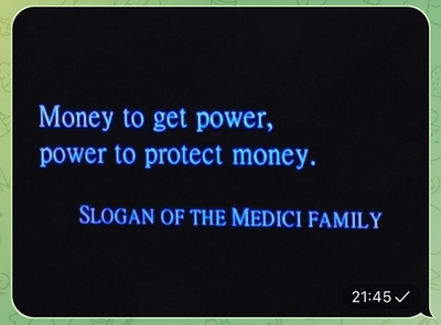 Slogan of the Medicis