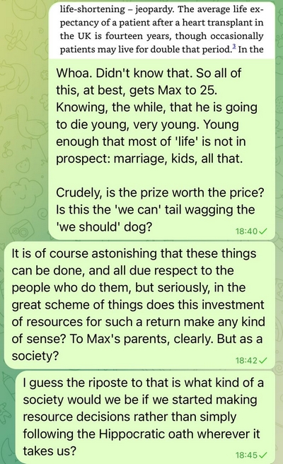 Transplants - we can trumping we should?