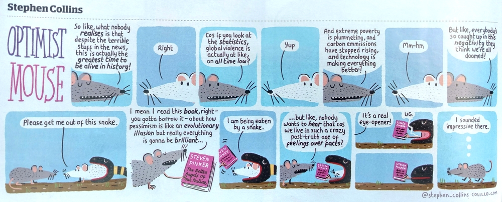 Optimist Mouse cartoon - Stephen Collins