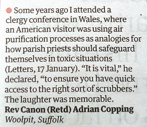 The right sort of scrubbers letter