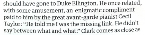 Duke Ellington, missing link