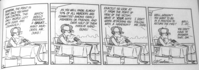 Doonesbury cartoon