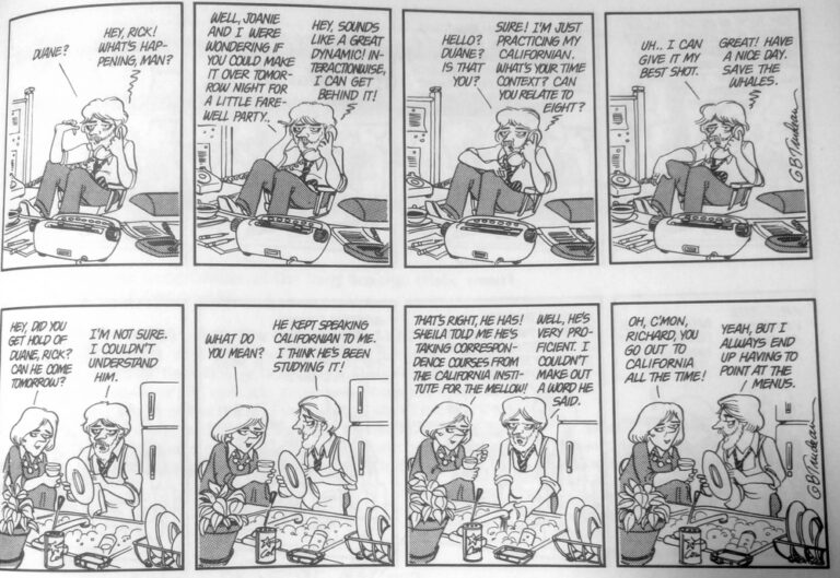 Doonesbury cartoon