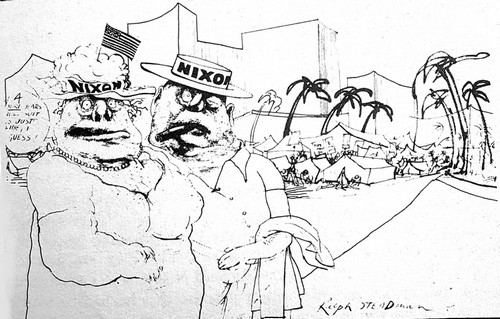 Nixon supporters - Ralph Steadman