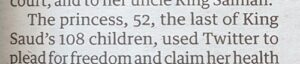 King Saud and his 108 children