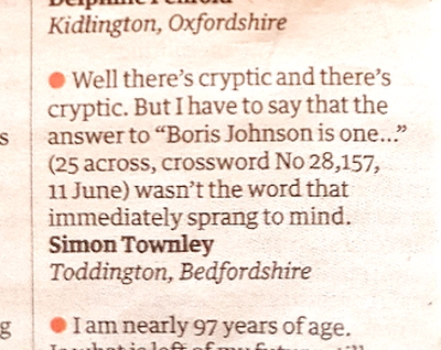 Boris Johnson is a ...