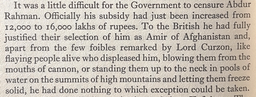 Abdur Rahman - our man in Afghan, what?