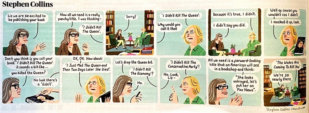 Liz Truss didn't kill the queen - Stephen Collins