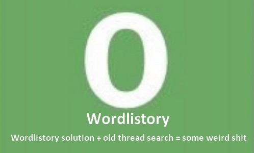 Wordlistory